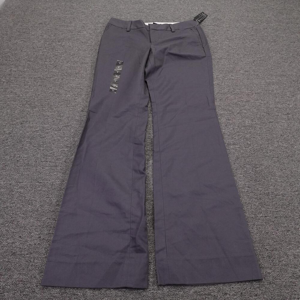 Banana Republic Dress Pants Womens 6 Gray Ryan Fit Flare Leg Workwear NWT